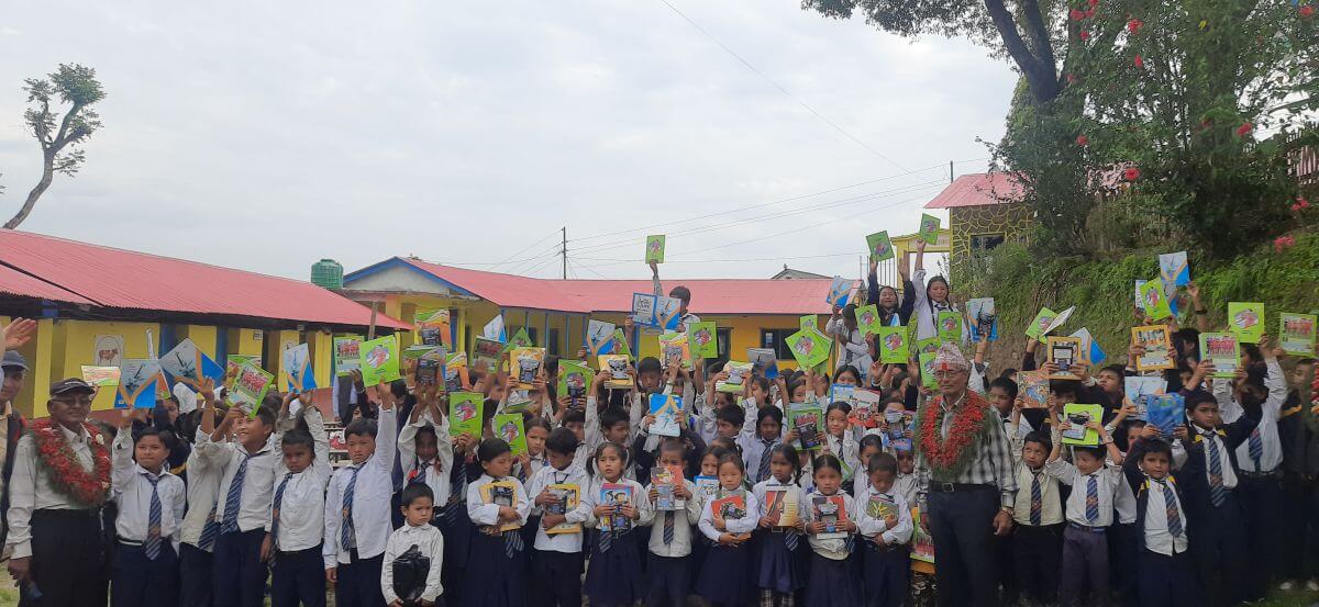 school stationery distribution at malta secondary.school
