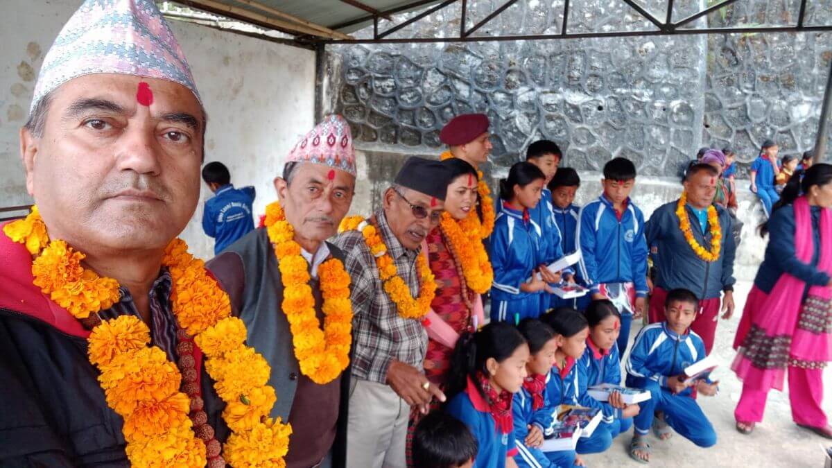 sesf committee members distributing writing materials